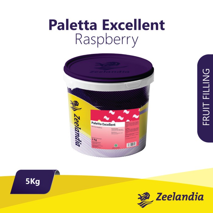 

Paletta Excellent Raspberry/ Zeelandia/ Selai buah/ Fruit filling 5kg