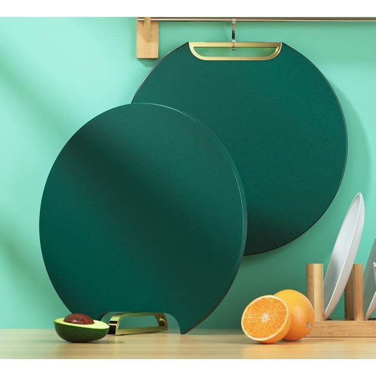 Talenan Bulat dan Parutan Anti Jamur Cutting Board Green