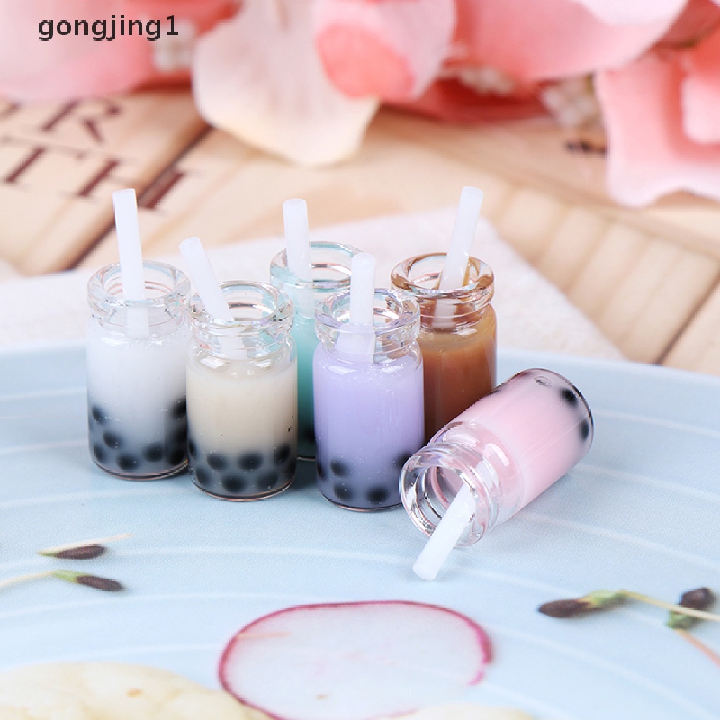 Ggg 3Pcs 1: 12rumah Boneka Miniatur Cangkir Teh Susu Mainan mini Dekorasi Rumah Boneka ID