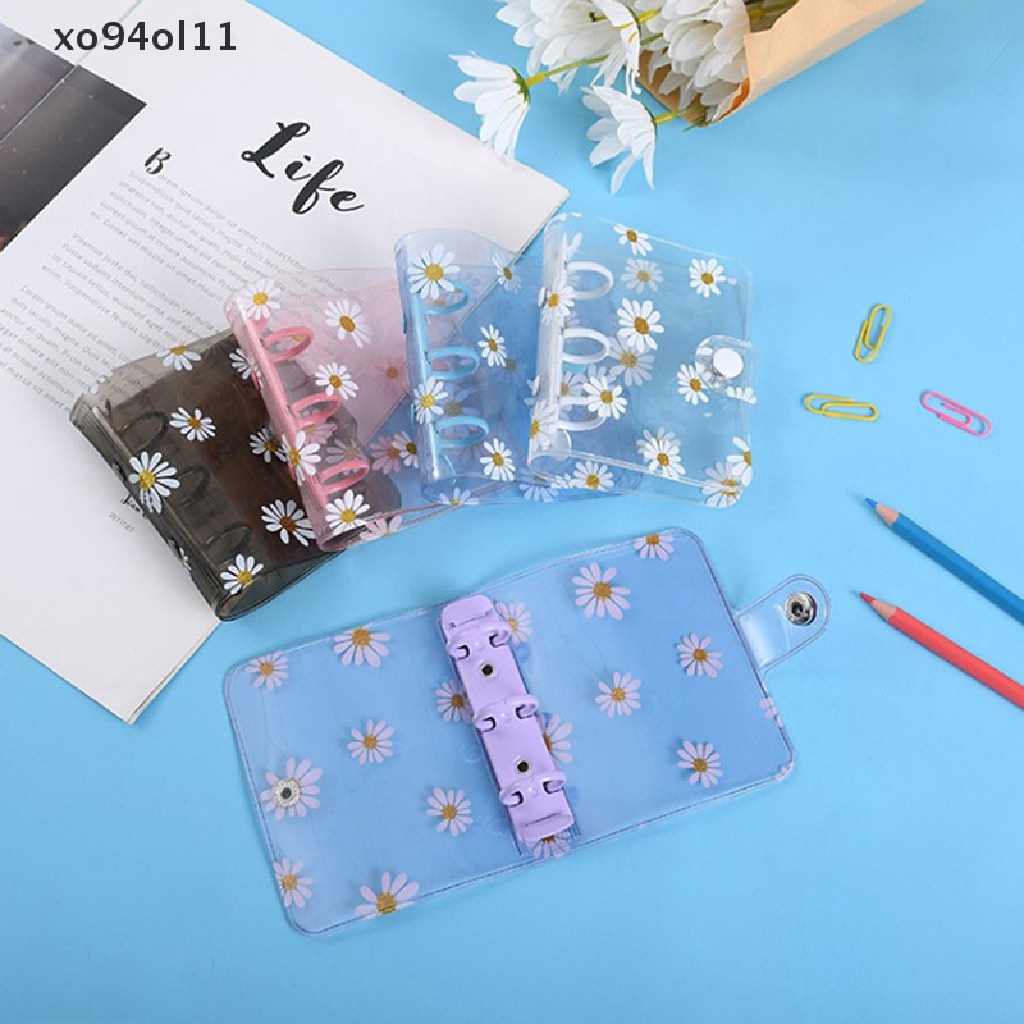 Xo Mini 3lubang Daisy Binder Note Planner Organizer Notebook Jurnal Diary Ring Binder Kawaii Perlengkapan Sekolah OL