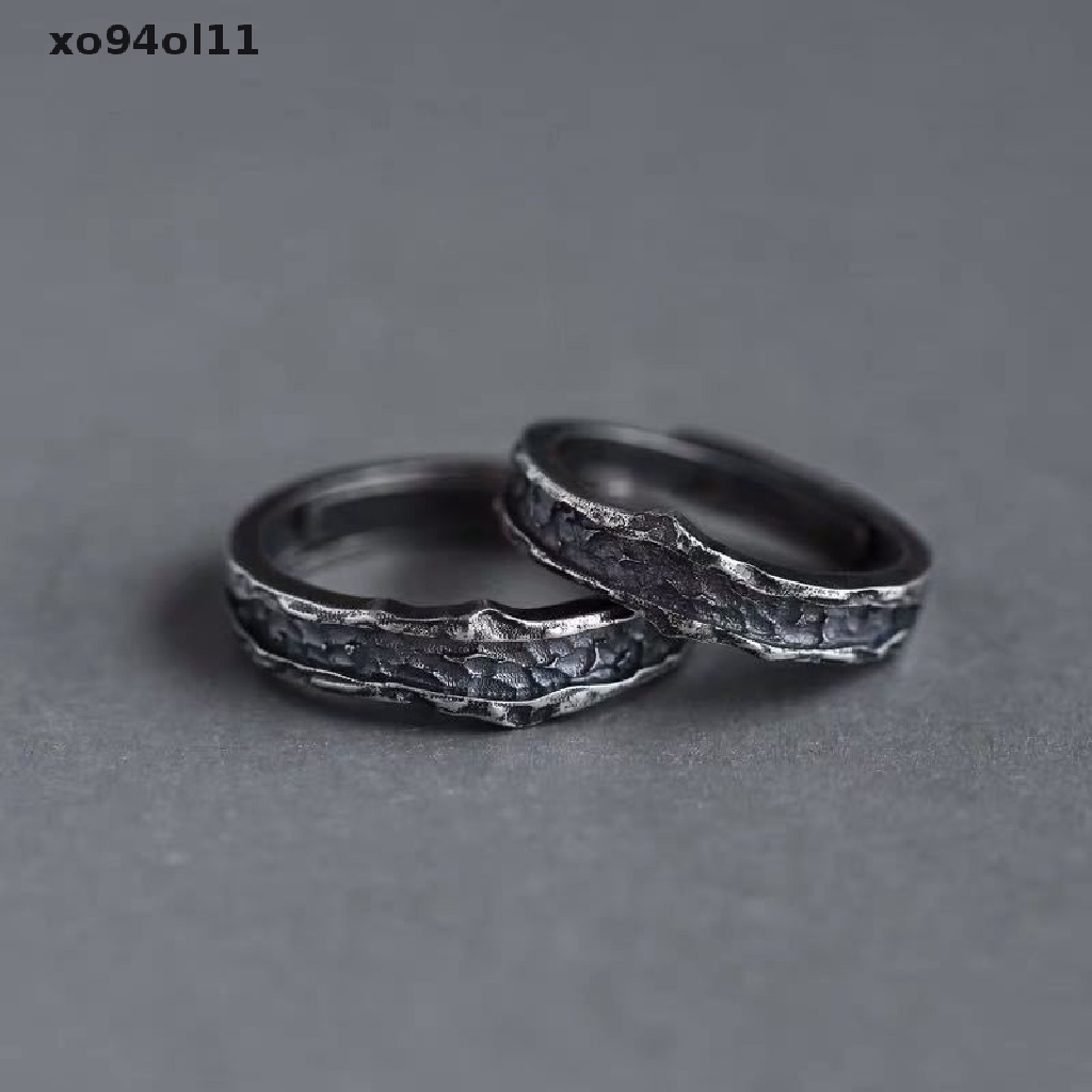 Xo New Abyss Ring Cincin Pasangan Pria Buatan Tangan Retro Sederhana Pria Dan Wanita Rings OL