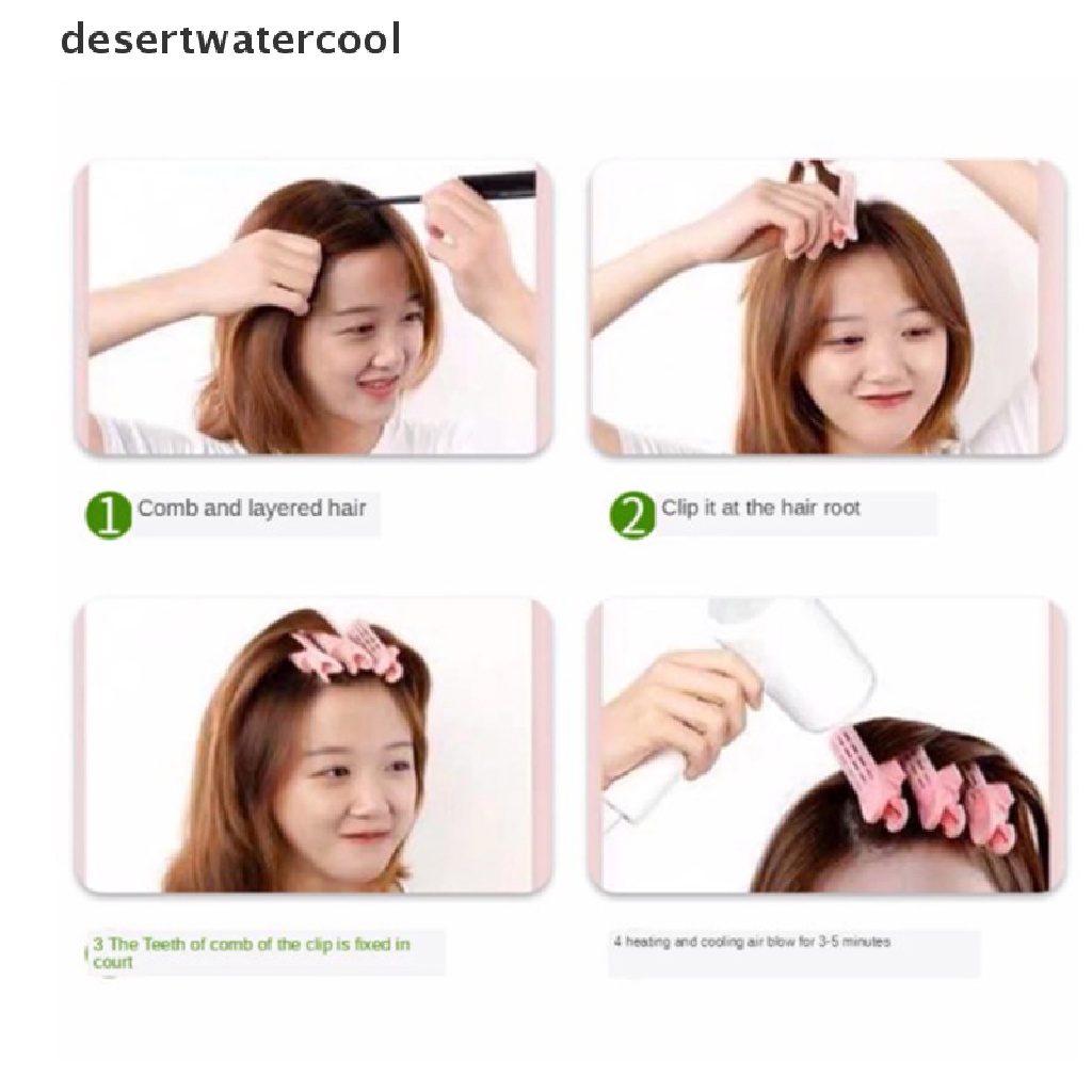 Deid Rambut Akar Berbulu Klip Malas Perm Poni Udara Volume Styling Hairpin Curling Tube Martijn