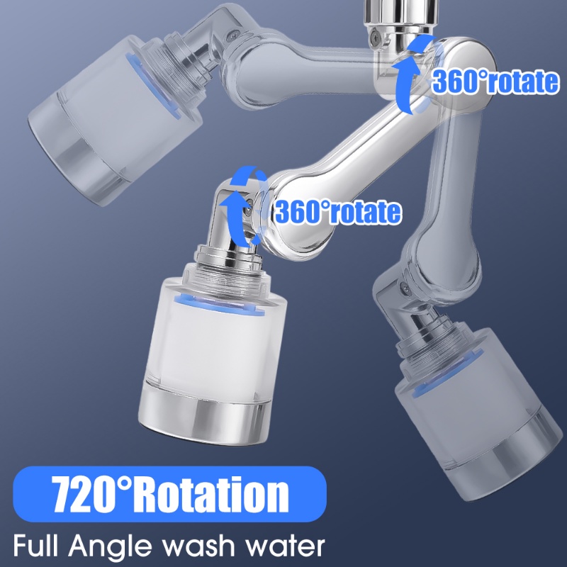 720° Rotasi Extender Faucet Purifier/Filter Dapat Diganti Hemat Anti Cipratan/Keran Air Rumah Tangga Yang Dapat Disesuaikan