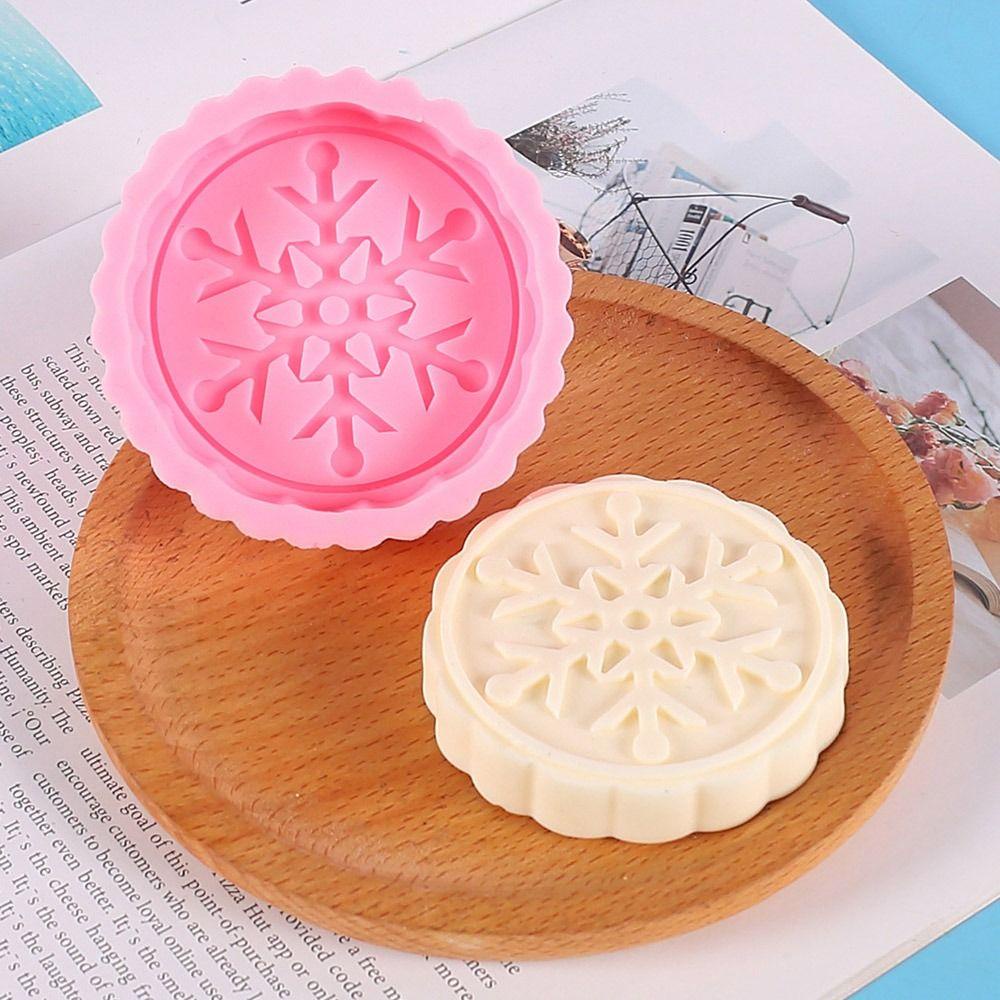 R-FLOWER 2pcs Cetakan Kue Reusable Silikon Aksesoris Dapur Jelly Mold