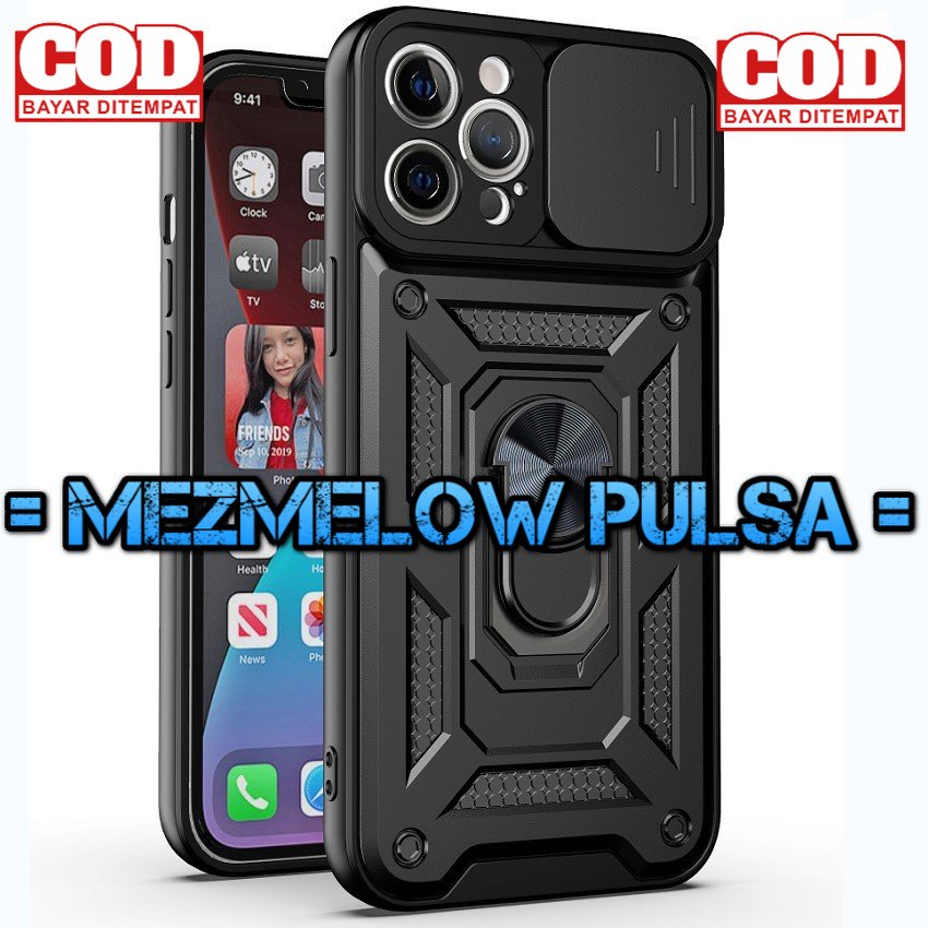Casing Hard Case Magnet Sliding Pelindung Camera Stand Case Armor Casing SAMSUNG S23 ULTRA - Gambar 4