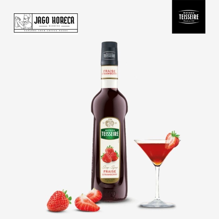 

TEISSEIRE Sirup Strawberry - Sirup Rasa 700 ml
