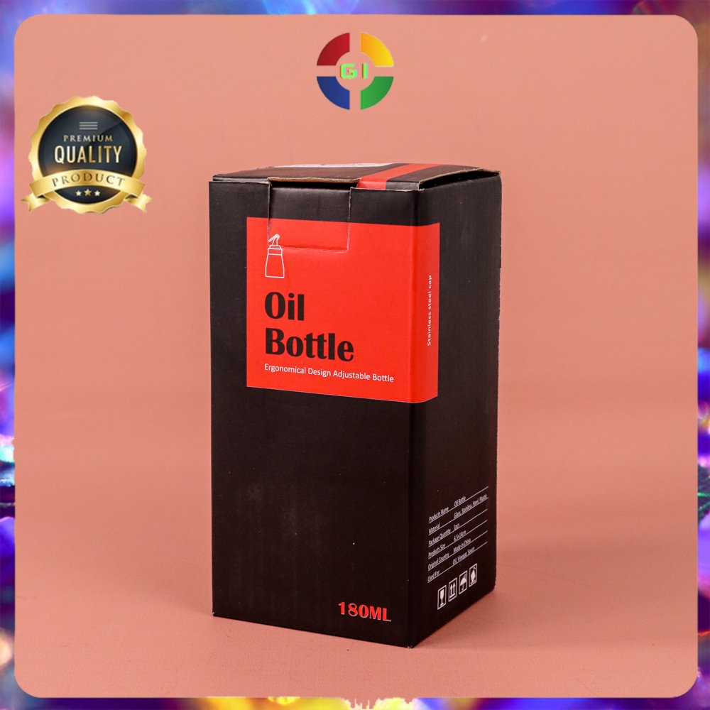 Botol Minyak Olive Oil 180 ml Silver
