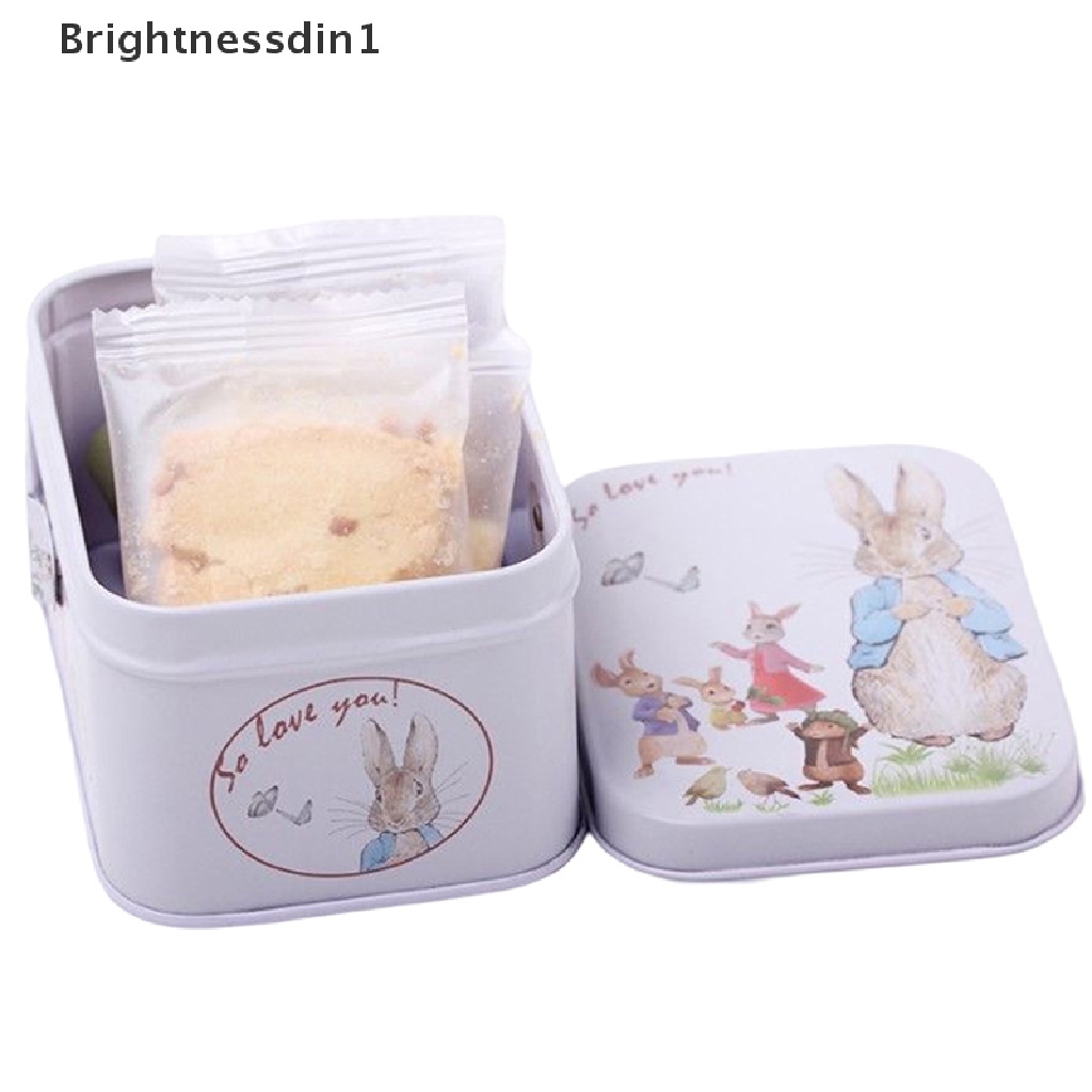 [Brightnessdin1] Vintage Kecil Koper Penyimpanan Kaleng Metal Candy Box Gift Box Cookie Gift Box Butik