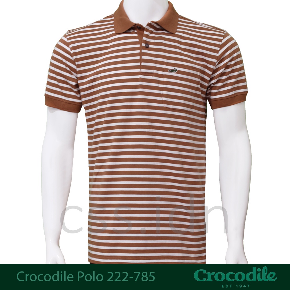 Kaos Kerah Polo Pria Crocodile Slim Fit 222-785