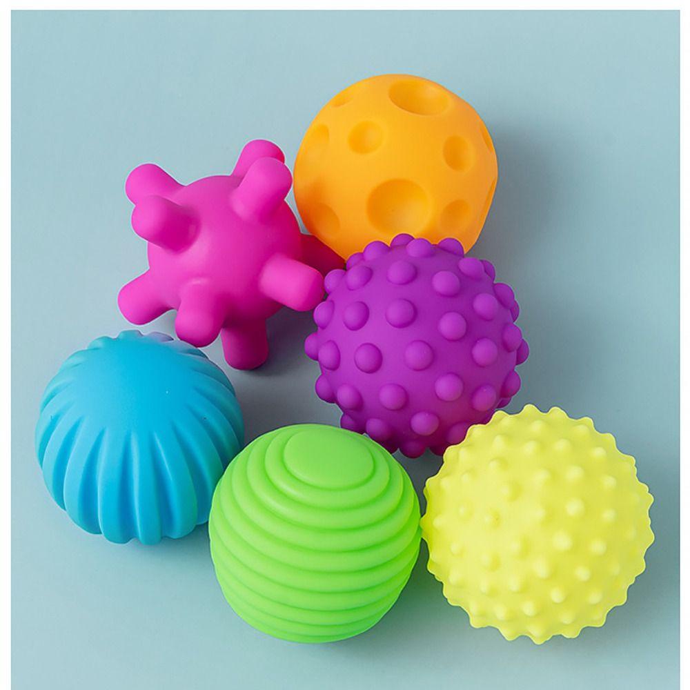 NEEDWAY Needway Mainan Bayi Bola Set 6 Pcs Mainan Untuk Pesta Anak Dan Kegiatan Keluarga Massage Ball Fun Outdoor Games Baby Training Ball