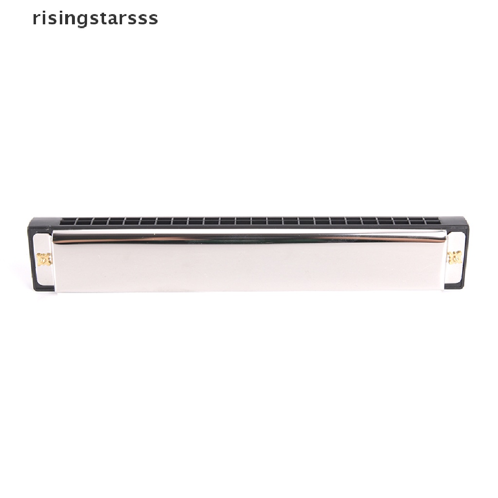 Rsid Span-new Tremolo Harmonika Metal 24lubang Dengan Case Mulut Organ Kunci C Untuk Jelly Pemula