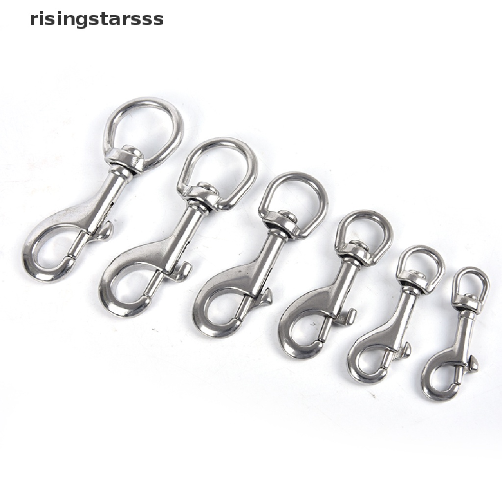 Rsid Span-new Stainless Steel Baut Snap Hook Clip Diving Singel Hook BCD Aksesoris Tools Jelly