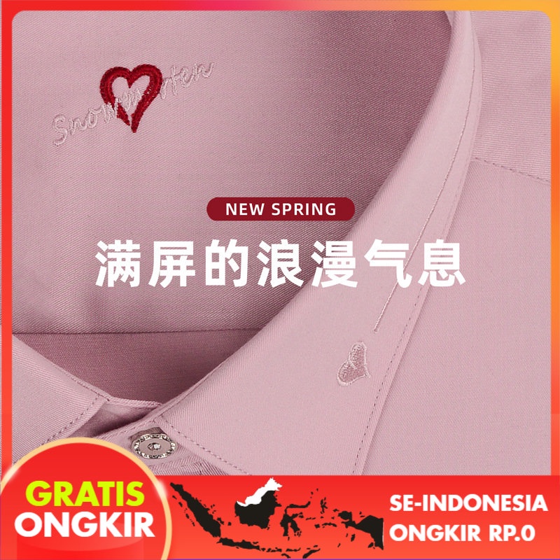 Kemeja Pria Baju Pernikahan Lengan Panjang Pria| Kaus Pernikahan Kasual Mode Borr Cinta Versi Korea 