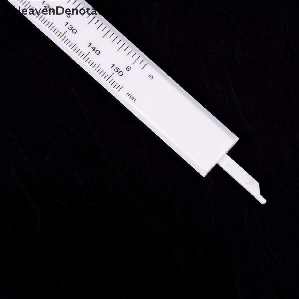 [HeavenDenotation] 6inch 150mm Penggaris Plastik Sliding Gauge Vernier Caliper Alat Ukur Perhiasan HDV