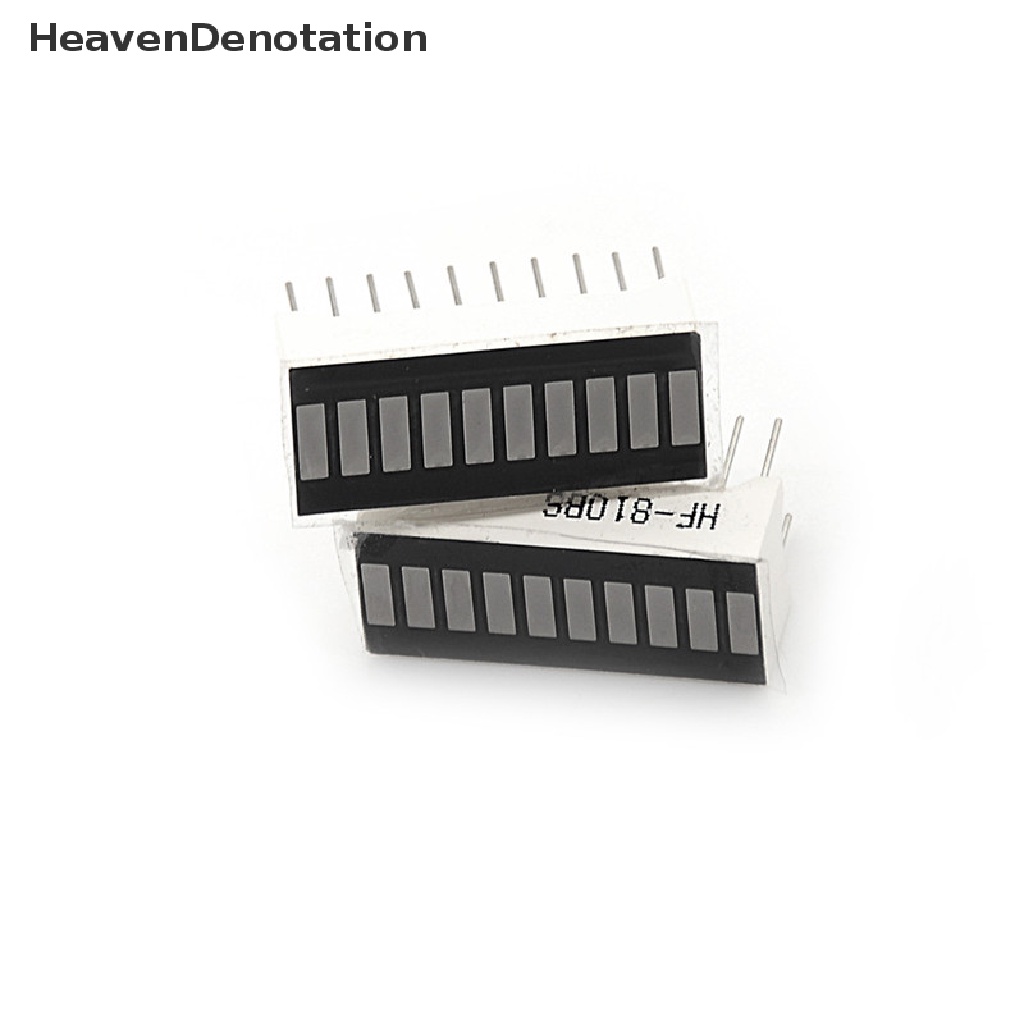 [HeavenDenotation] 10pcs 10segment Digital Red LED Bar Graph Display Ultra Bright HDV