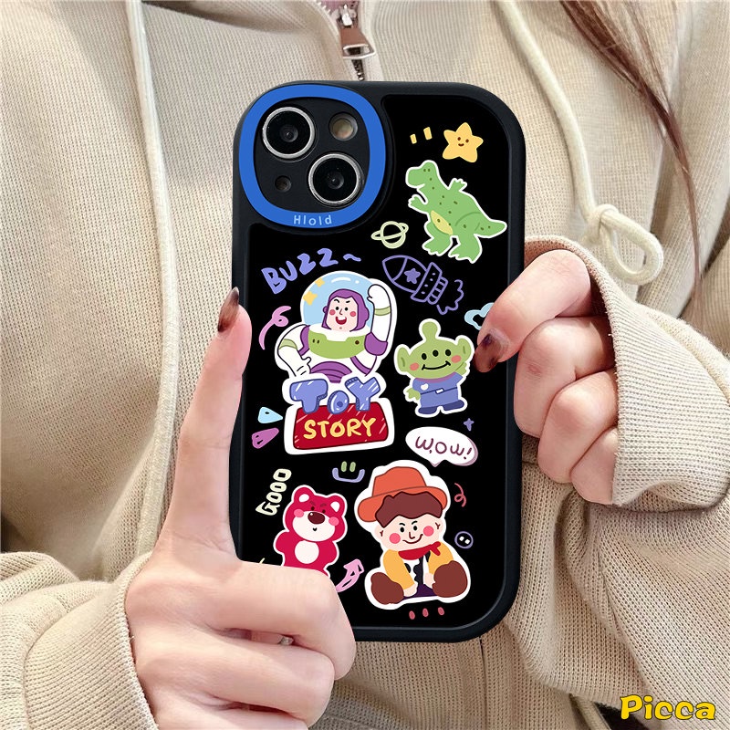 Case Bears Manyo Strawberry Lucu Untuk Infinix Hot10 9 Play 10T 11 10s 11s Hot 10 Lite 10T 11 10s 11s Note8 Smart 56 Bagus Kartun Toy Story Alien Lembut Tpu Penutup Belakang