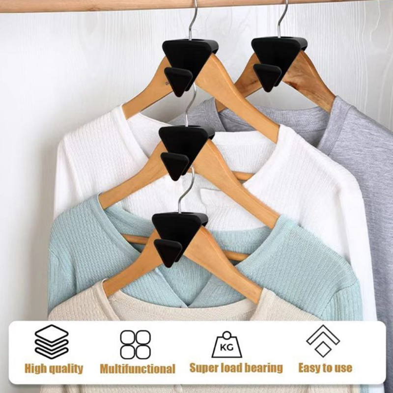 1per5/6pcs Pack Multifungsi Extender Klip Sambung Gesper Gantungan Susun Kait Organizer Rumah Mini Gantungan Penyimpanan Pakaian Lemari-Hemat Ruang Hanger Universal