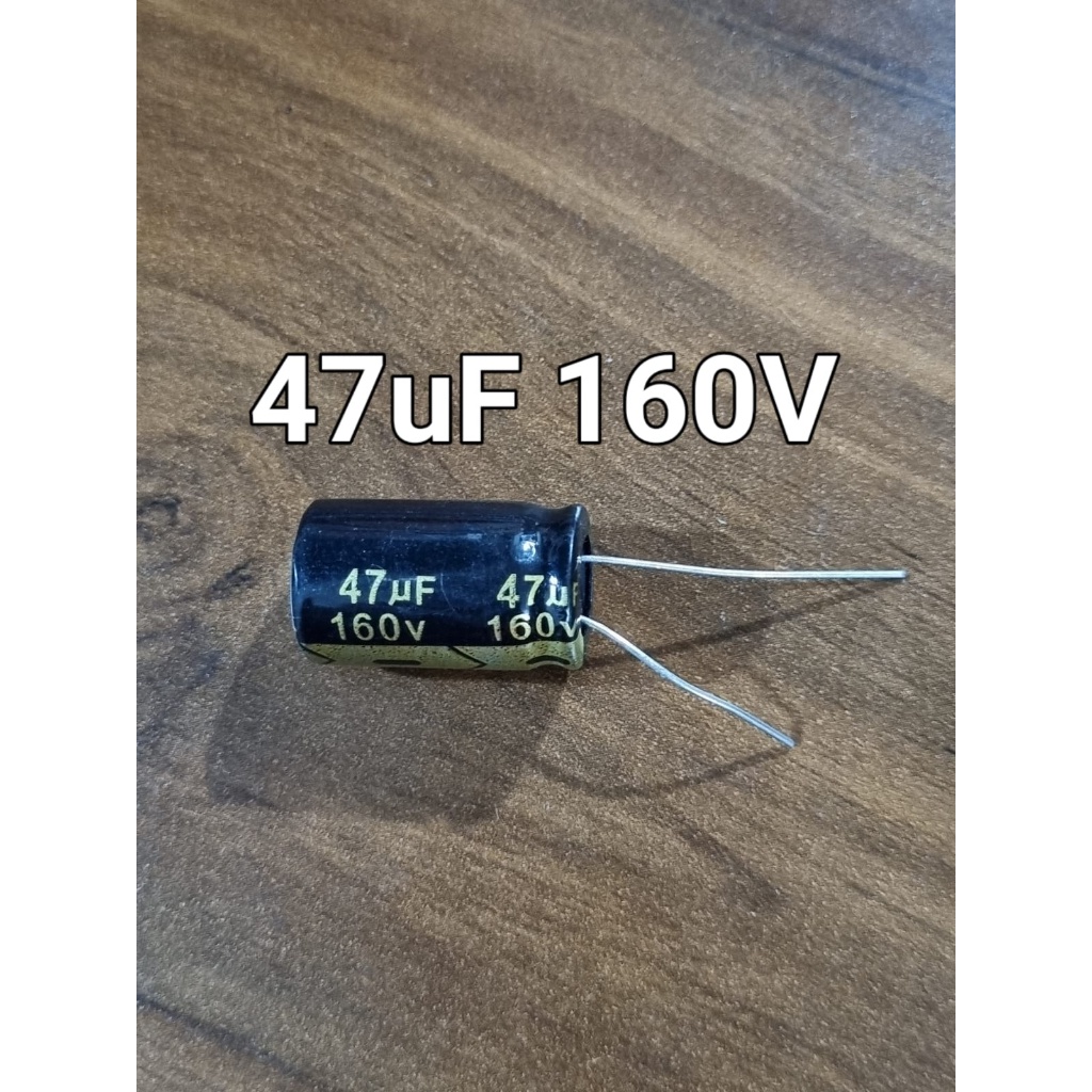 Kapasitor Capacitor ELCO 47uf 160v / 47 uf 160 v / 47uf/160v Elko 47uF 160V (harga per 1pcs)