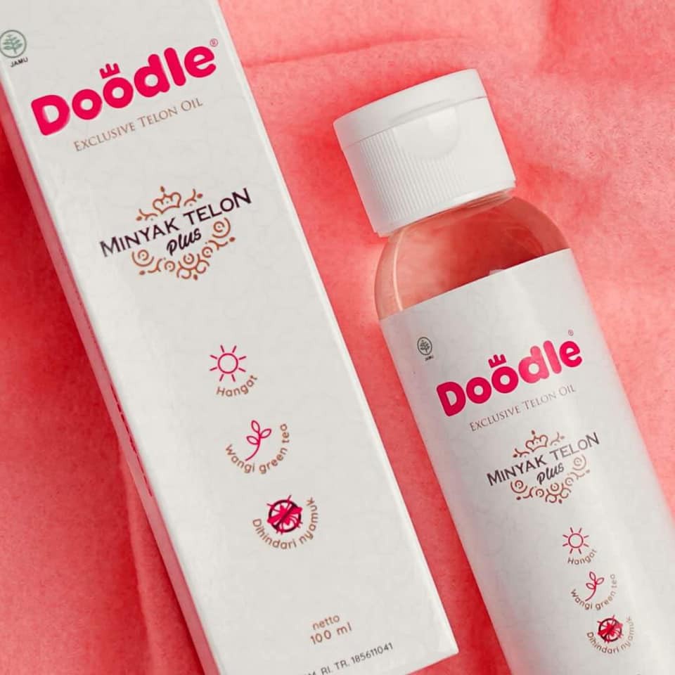 MINYAK TELON DOODLE ( wangi GREEN TEA ) untuk bayi dan anak