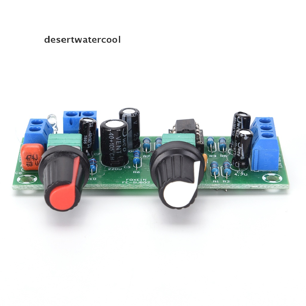 Deid DC 12V-24V Low-pass Filter NE5532 Proses Subwoofer Pre-Amplifier Preamp BoardHot Sale Martijn