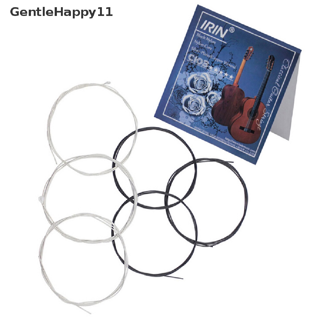 Gentlehappy 6pcs C103 Senar Gitar nylon guitar replacement strings Senar Nilon id