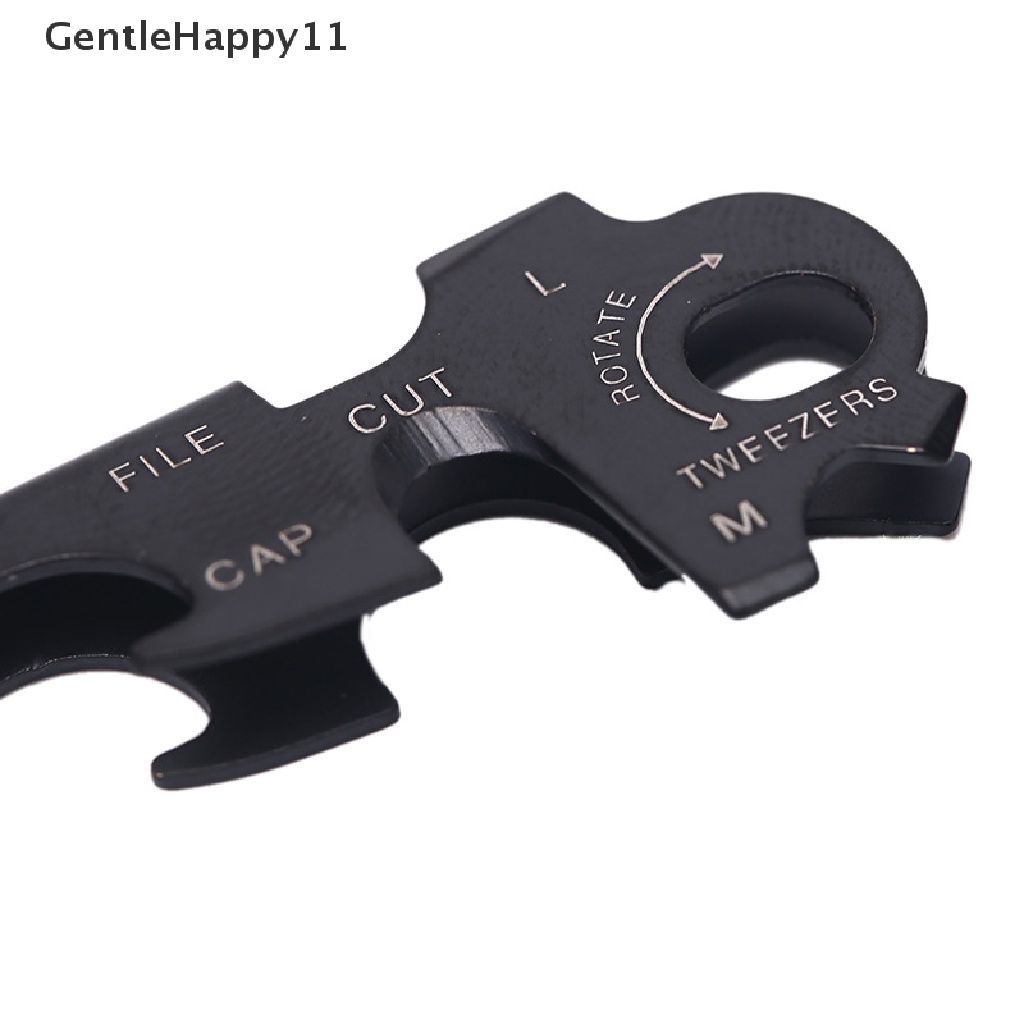 Gentlehappy 8in1 Multitools Gantungan Kunci Stainless Steel Outdoor Survival Tool Gear Gadget id