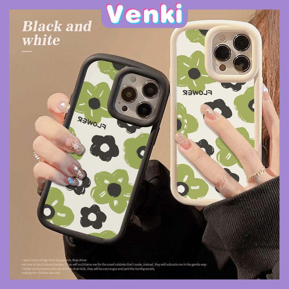 Case fo iPhone 11 Pro Max TPU Soft Case Frosted Bubble Case Cute Green Floral Camera Protection Shockproof For iPhone 14 13 12 11 Plus Pro Max 7 Plus X XR