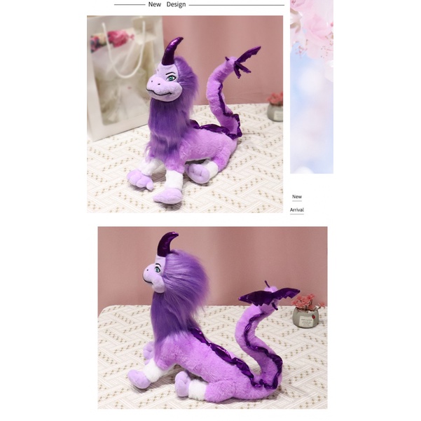 Raya and the Last Dragon Plush Toys Bendable Creative Colorful Dragon Toys Boneka Boneka Mainan Hadiah Untuk Anak-Anak