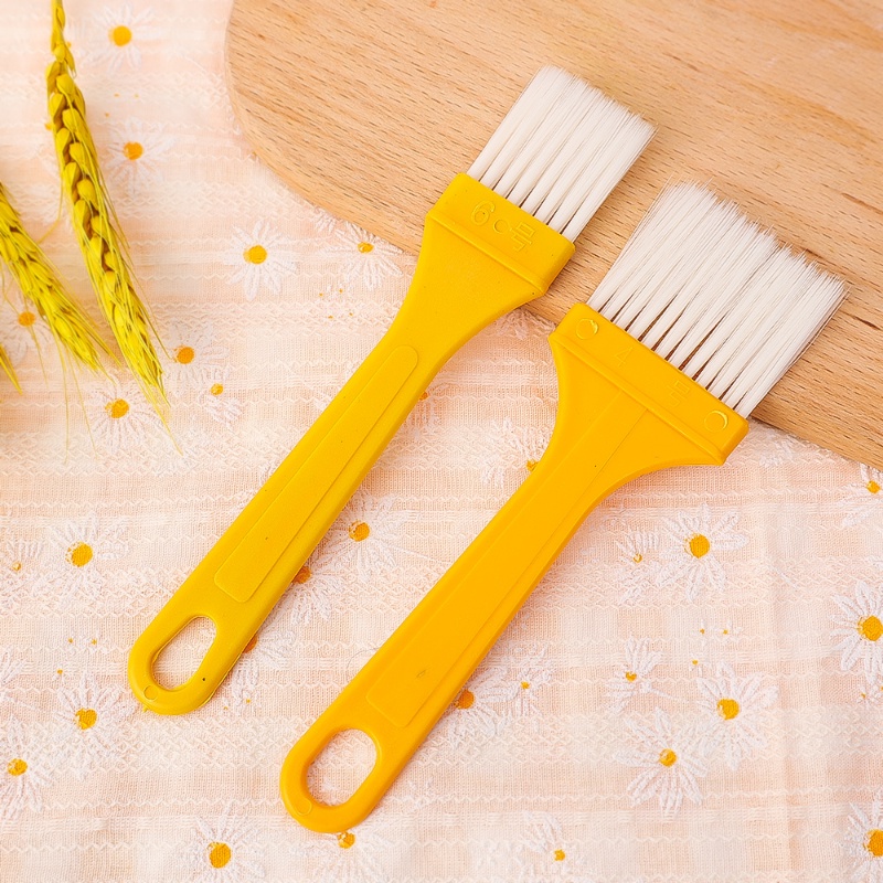 Kuas Barbekyu Tahan Suhu Tinggi/Reusable No Shedding Hair BBQ Oil Brush/Alat Masak Kue Kering Dapur