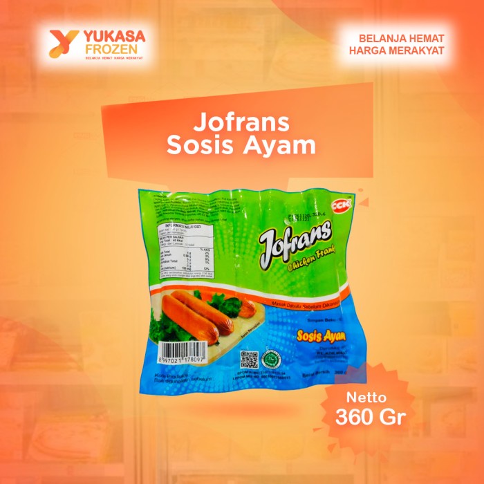 

Jofrans Sosis Ayam 360gr