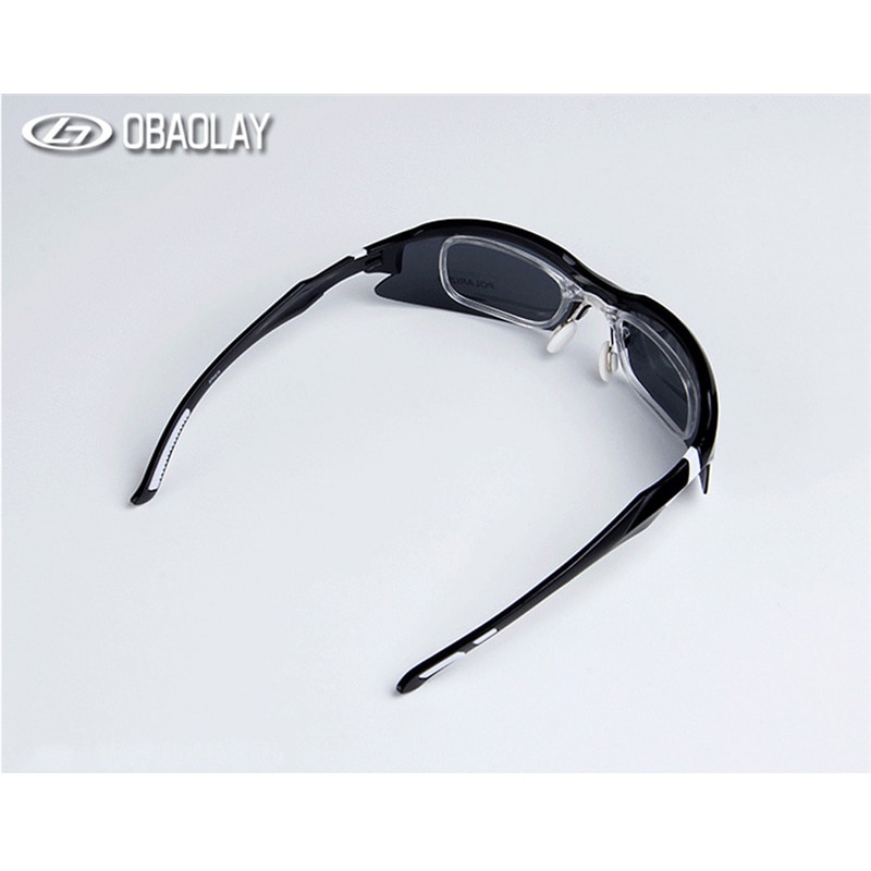 OBAOLAY Kacamata Sepeda Polarized Sunglasses UV400 - SP0879 - Black