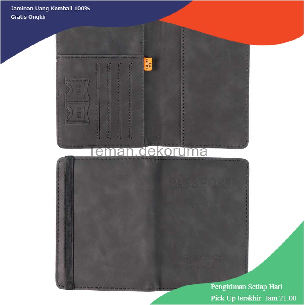 TD - RTG Andbana Dompet Paspor Cover Card Holder Travel Wallet RFID Blocking - YXY79