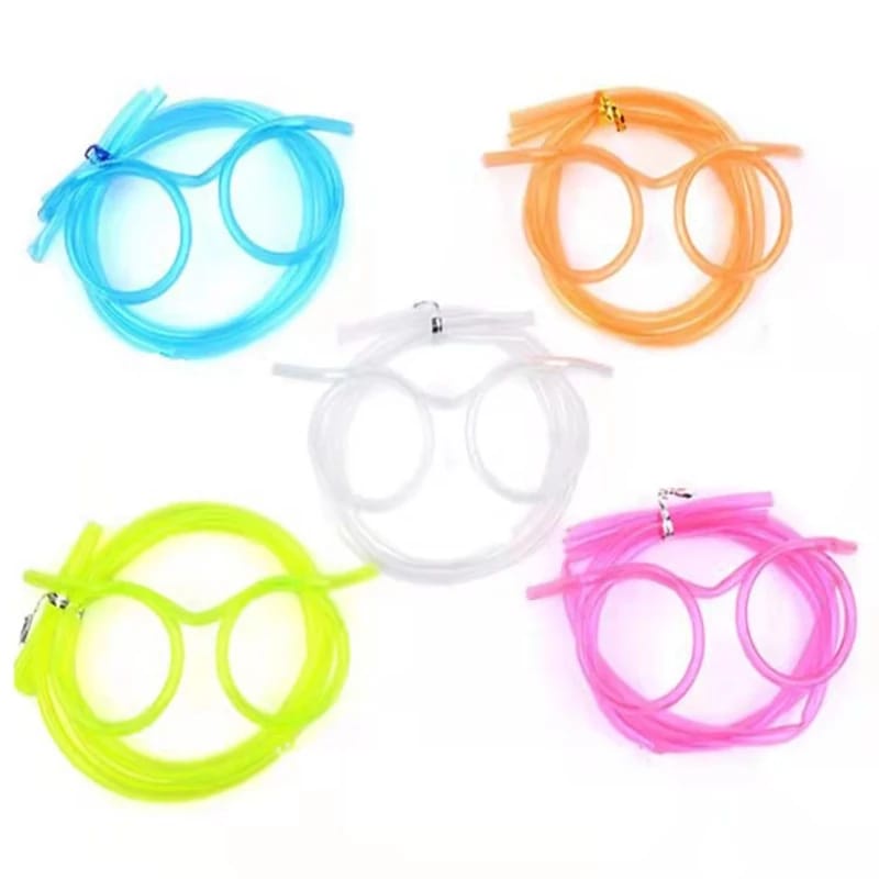 pusat1717  SEDOTAN KACAMATA sedotan anak dewasa kacamata minum  sedotan kacamata sedotan S019