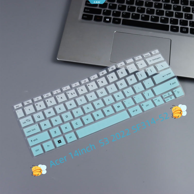 Silikon Keyboard Film Penutup Komputer Untuk Acer 14inch S3 2022 SF314-522 Tahan Air Dan Tahan Lembab Film Pelindung Cakupan Penuh [ZK]