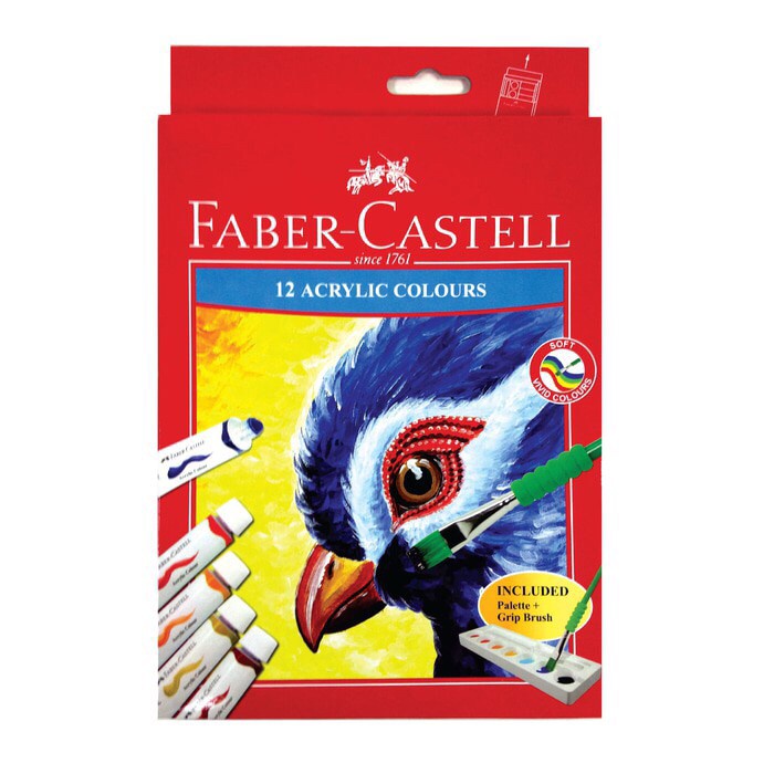 

Cat Air Akrilik Faber Castell 12