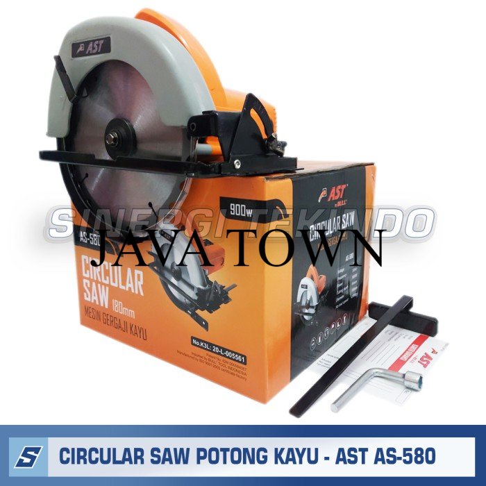 Sale Mesin Gergaji Potong Kayu - AST AS580 Circular Saw Sirkel AS 580 DCB264