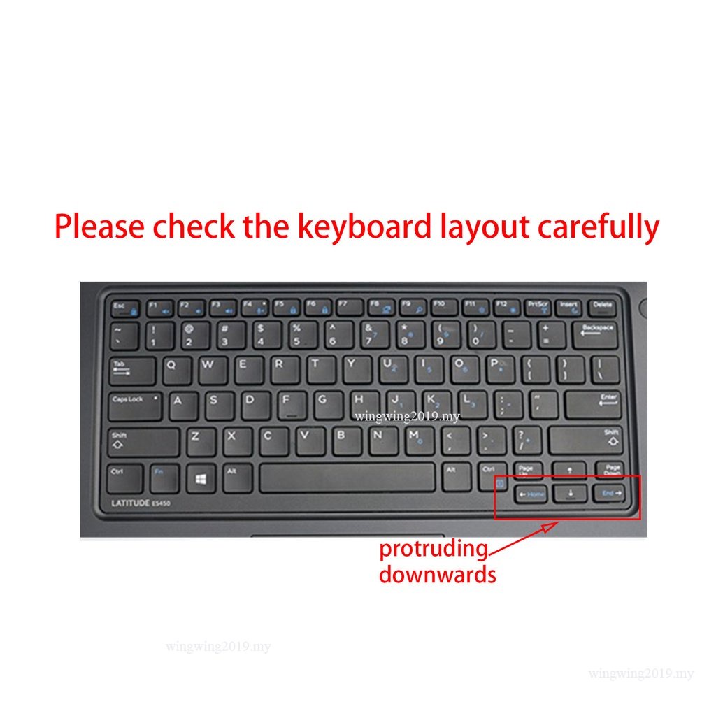 Pelindung Keyboard Dell Lintang7390 7370 7370 E5250 E7270 7275 7280 12 inch TPU E7250 L13