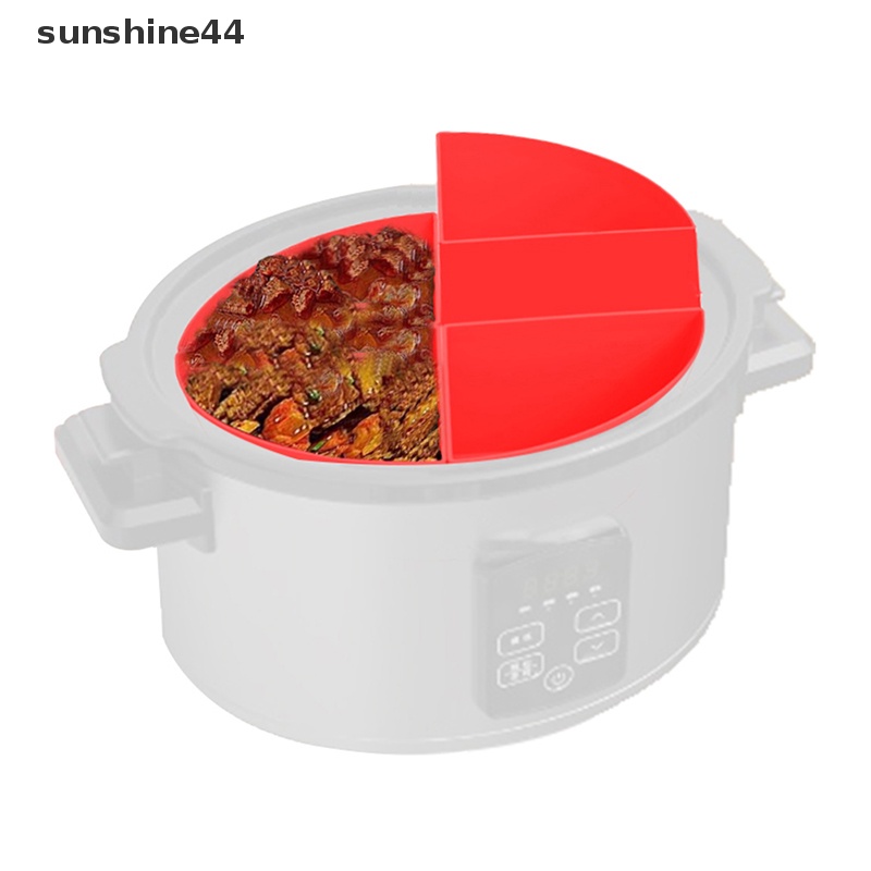 Sunshine Slow Cooker Divider Liner fit 6QT Kuali Panci Silikon Reusable &amp; Anti Bocor ID