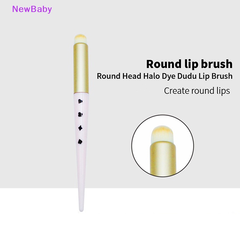 Newbaby Kuas Makeup Matte Lip Smudge Concealer Lip Brush Mini Round Brush ID