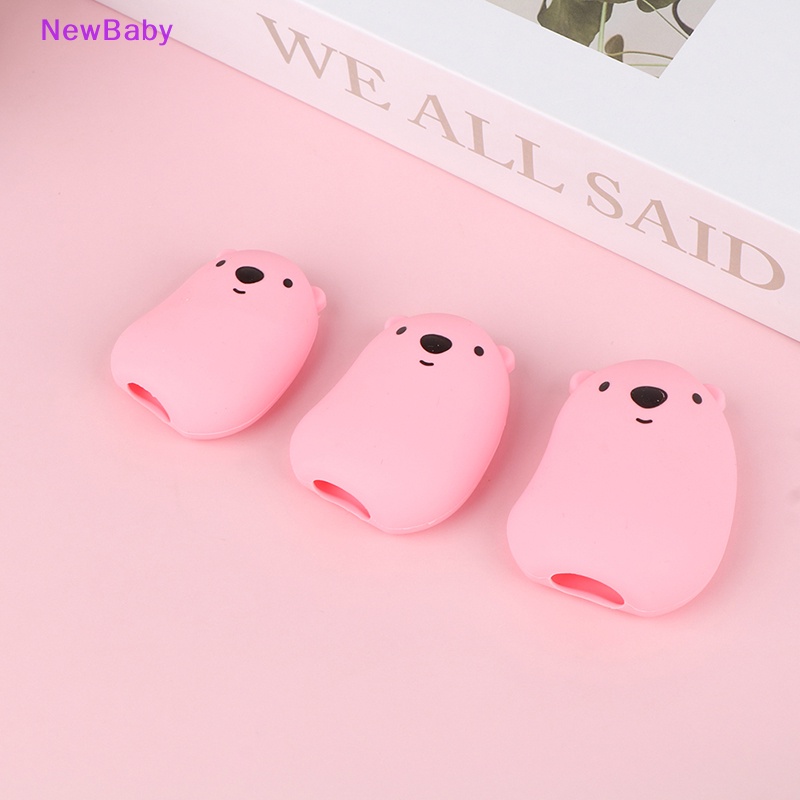 Newbaby 3Pcs Silicone Makeup Brush Holder Reusable Dustproof Pelindung Pemegang Penjaga ID