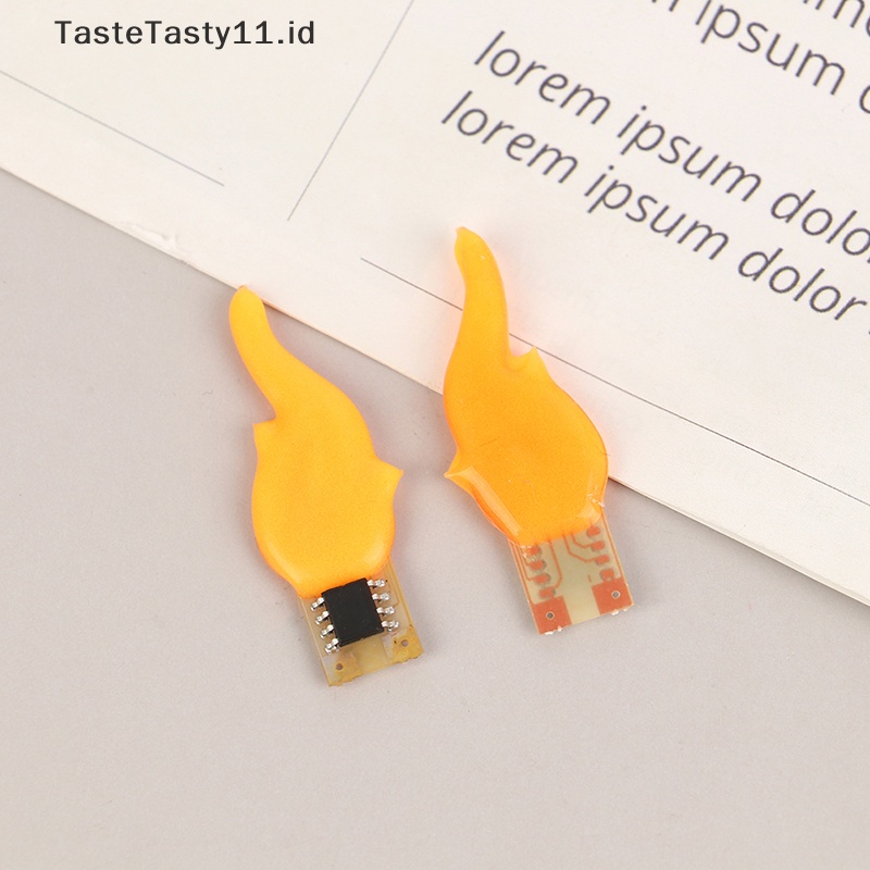 Tastetasty 2Pcs 3V LED Cob Flash s Edison Flexible Filament 1900K Diode Light.