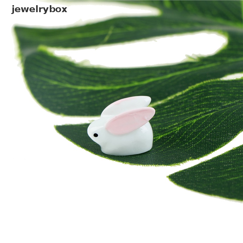 [jewelrybox] 1pc Ornamen Lanskap Mikro Mini Kelinci Hewan Peri Dekorasi Taman Indah Butik