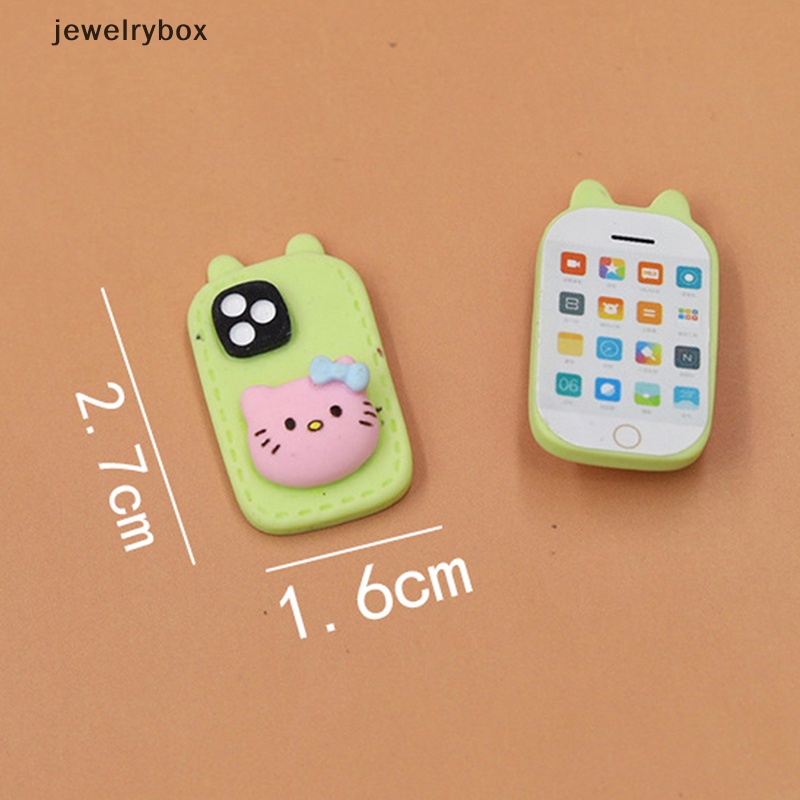 [jewelrybox] 1:12 scene Rumah Boneka prop Simulasi model Ponsel Kartun Mini Butik