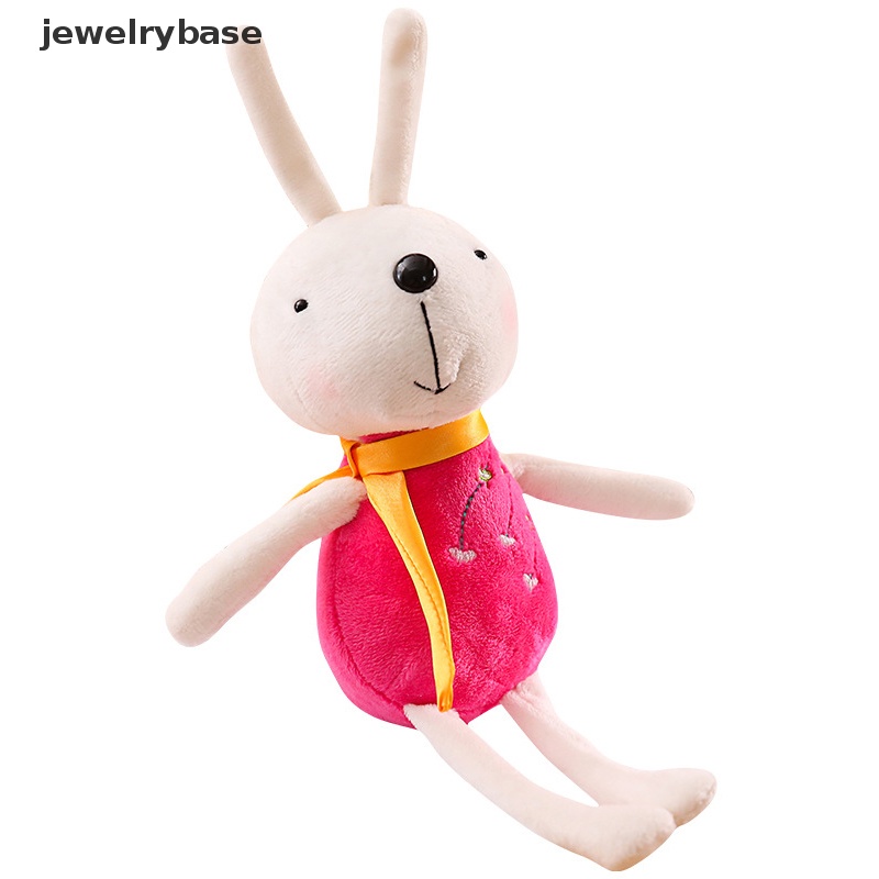 [jewelrybase] 1pc Lucu Lembut Kelinci Boneka Plush Animal Bunny Mainan Untuk Bayi Perempuan Anak Hadiah Boneka Butik