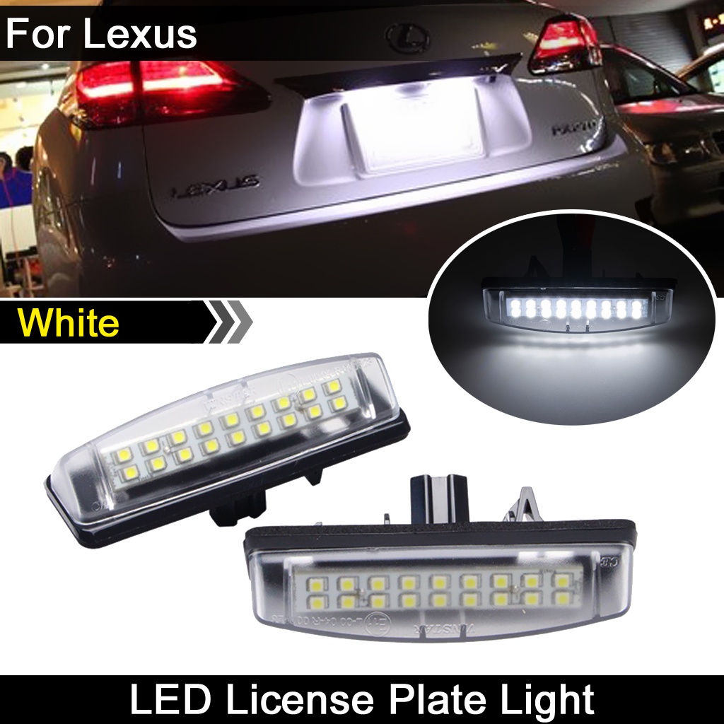 2pcs Lampu Plat Nomor Plat LED Lampu Untuk Lexus IS200 IS300 LS430 GS300 GS430 GS400 ES300 ES330 RX300 RX330 RX350 RX40