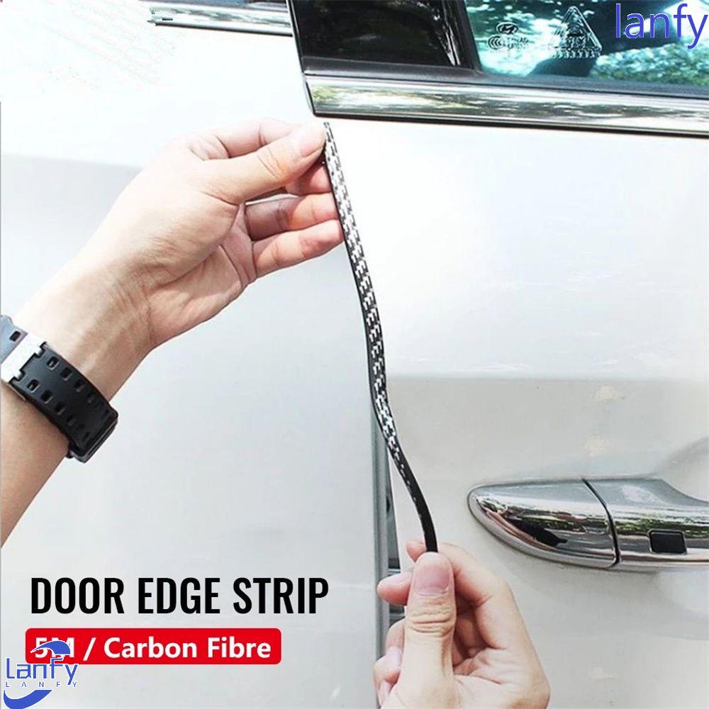 Lanfy Door Strip Anti Tabrak Mobil-Styling Auto Replacement Parts Scratch Protector 5M Sealing Guard Styling Mouldings Strip Pelindung Goresan Pintu