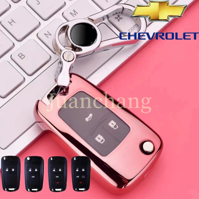 2per3 /4 /5Tombol TPU Penutup Kunci Mobil Untuk Chevrolet Cruze Aveo colorado Trax Sail Malibu Captiva Opel Vauxhall Astra J Corsa Insignia Remote Flip key cover Cas keychain Aksesoris