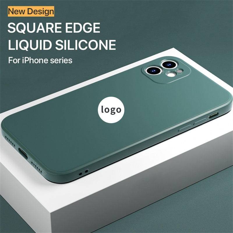 IPHONE Untuk Iphone14 13 12 11 Pro Max Luxury Liquid Silicone Shockproof Case Belakang Soft Cover Untuk Iphone14Plus