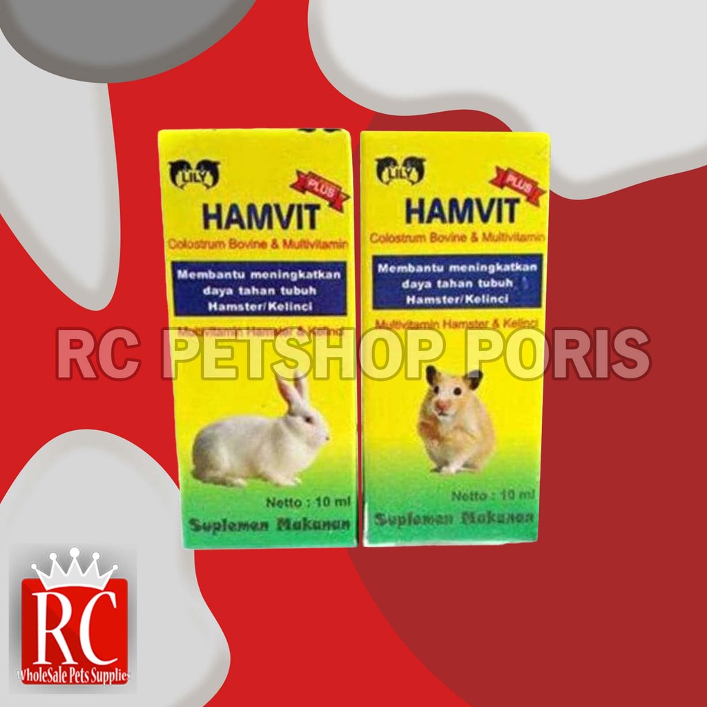 Vitamin Hamster / Kelinci Hamvit - Multivitamin Penafsu Makan Suplemen