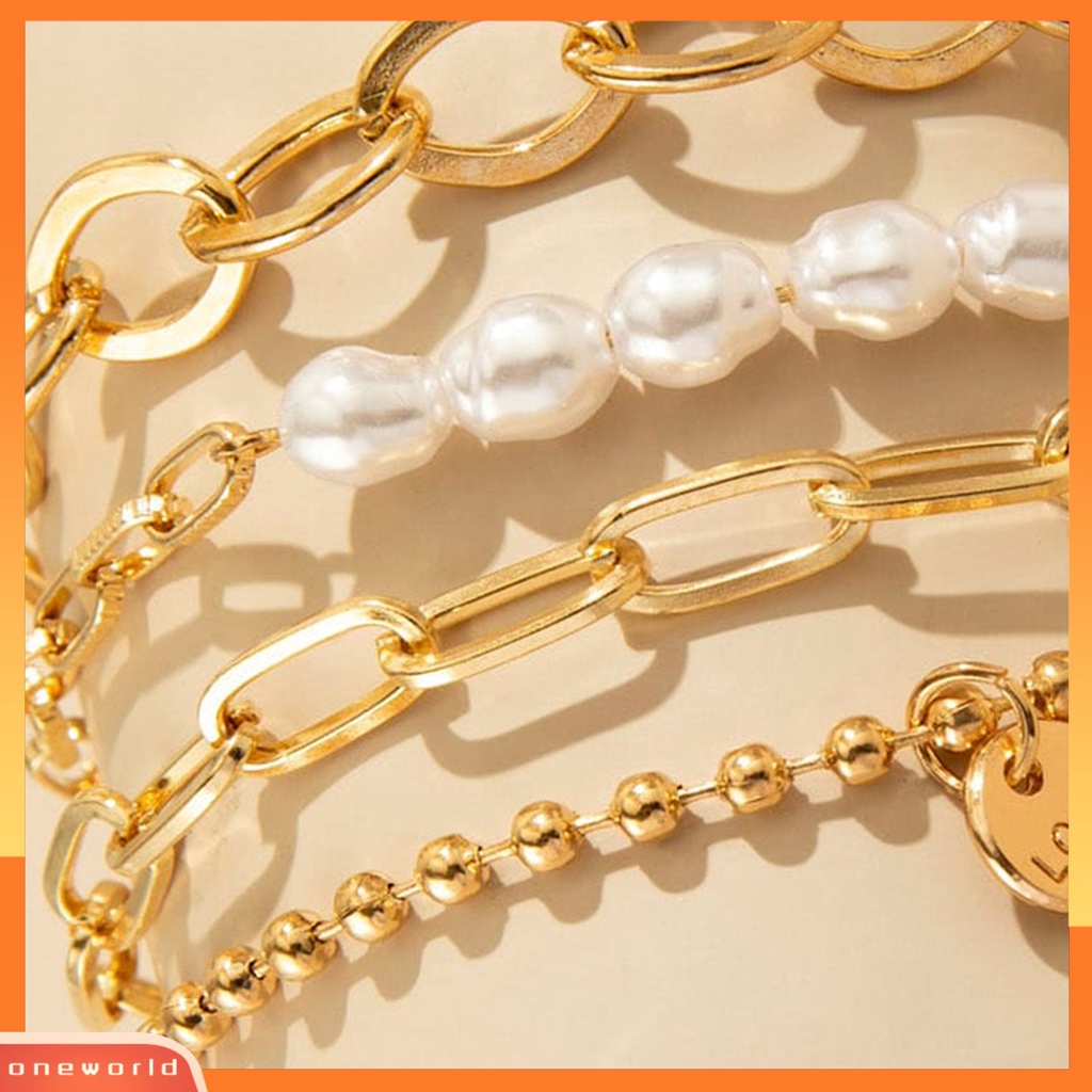 [EONE] 3pcs Gelang Wanita Cinta Perhiasan Adjustable Gelang Bohemian Elegan Untuk Pantai